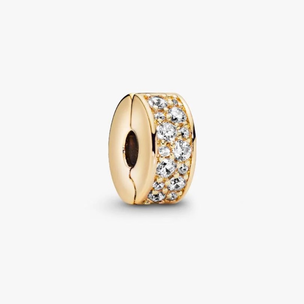 Pandora Clear Pave Clip Charm